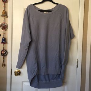 Oversized blue sweater